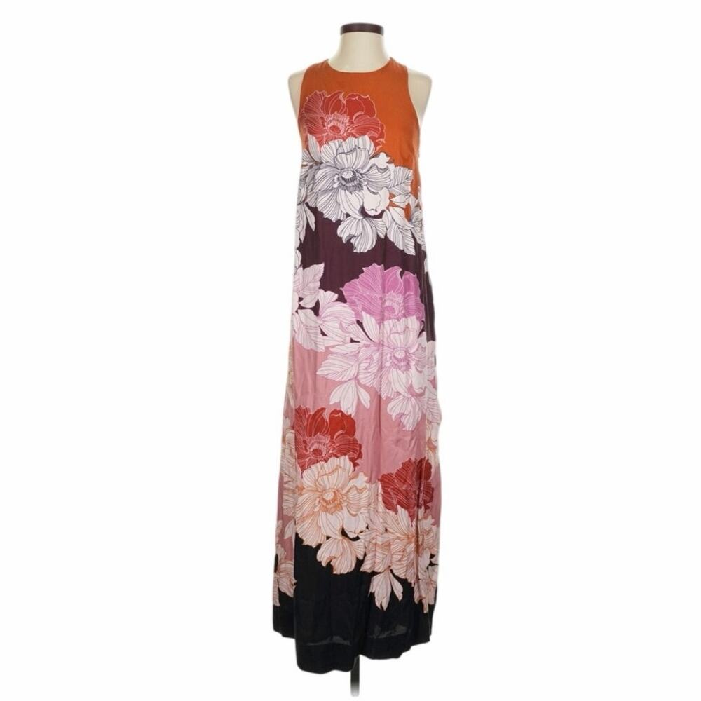 Maeve XS Maxi Floral Dress Gown Sleeveless